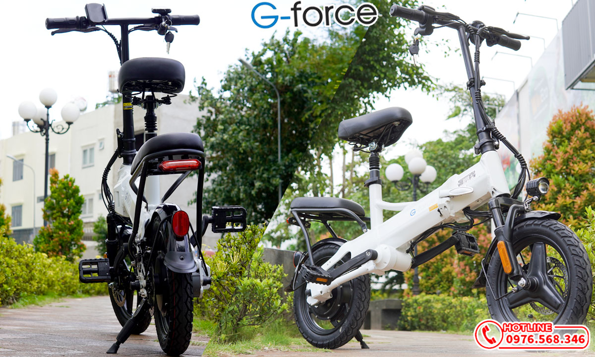 Xe đạp gấp gọn trợ lực điện G-Force F14 400W 2021